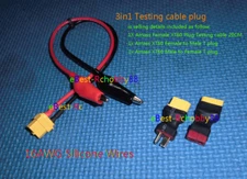 Good 3in1 Amass XT60 Test Cable T Plug Wire for ISDT SKYRC Charger Drone Copter