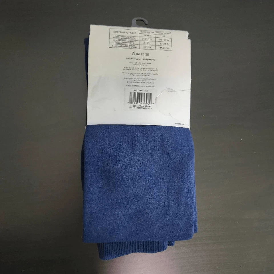 Medias forradas de terciopelo azul marino BCBGeneration 1 par sin pies nuevas con etiquetas talla mediana/grande Foto 4 de 4