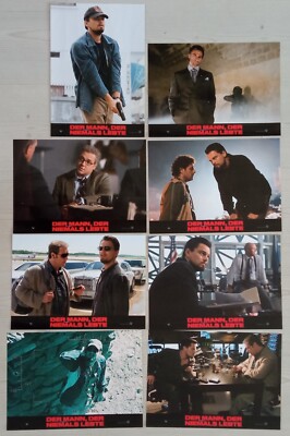 Q426  8x Aushangfotos DER MANN DER NIEMALS LEBTE Leonardo DiCaprio Russell Crowe