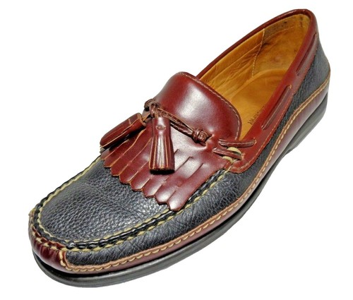 Johnston & Murphy Shoes Mens 10 Loafers Tassel Fringe 
