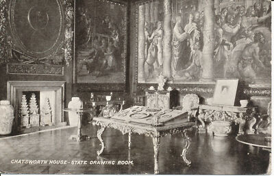 PC29413 Chatsworth House. Staatliches Salon. Queen Serie