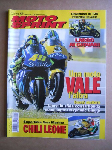 MOTOSPRINT Nr. 16 2004 [Q77] TEST BMW F 650 SCARVER PIAGGIO LIBERTY 250