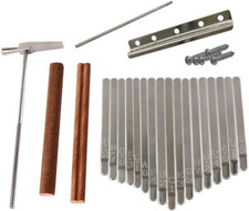 Pack of 17 Keys Kalimba DIY Keys Bridge Kit w...
