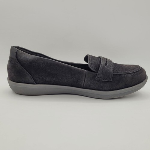 Clarks Cloud Steppers AYLA Womens Sz 7.5 Comfort Soft Cushioned Slip On Loafers - Picture 4 of 14