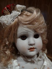 "Isabella" Porcelain Doll by Belombre, Limited Edition no. 9 of 300