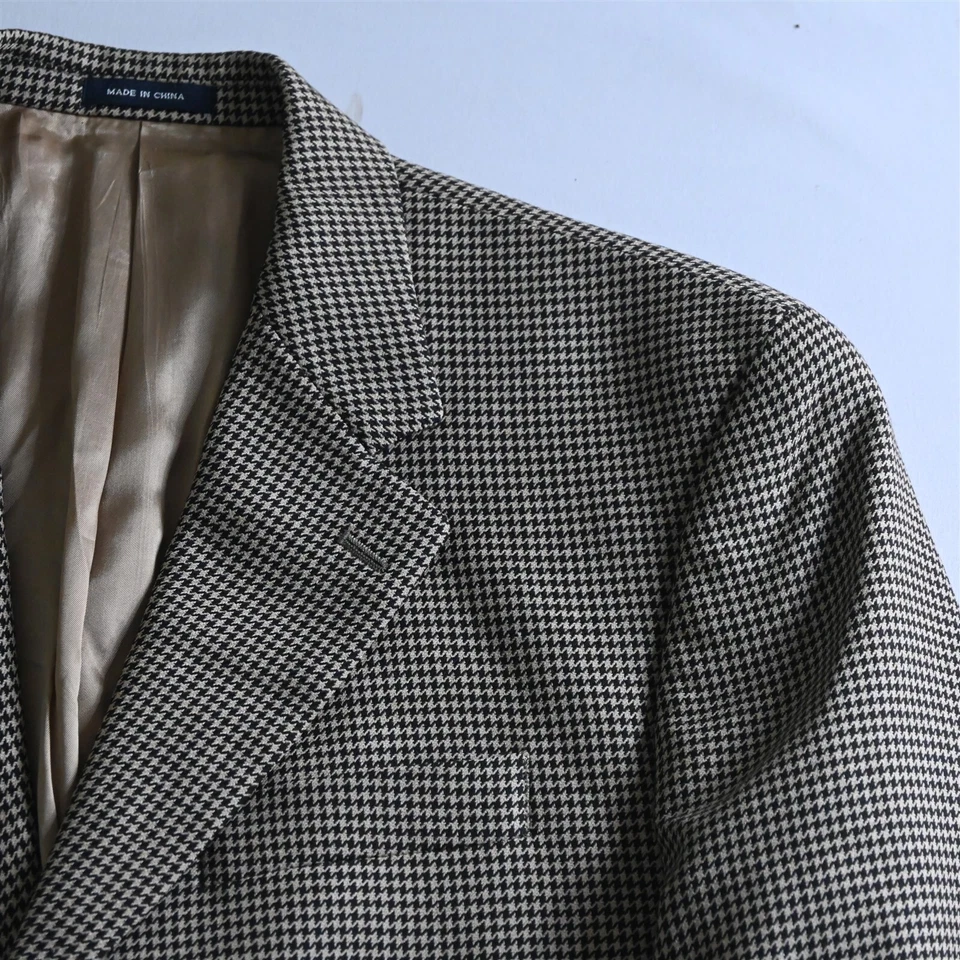 Blazer Abrigo Deportivo Chaqueta De Colección Ralph Lauren 40R Pata de Gallo 100% Lana Para Hombre Foto 2 de 4