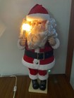 VINTAGE ANIMATED ILLUMINATED SANTA CLAUS MOTIONETTE WITH LIGHTED CANDLE 27" — photo 6