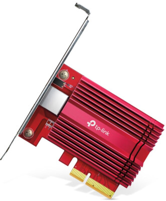TP-Link TX401 10 Gigabit PCI Express Netzwerkkarte, abwärtskompatibel, BRANDNEU