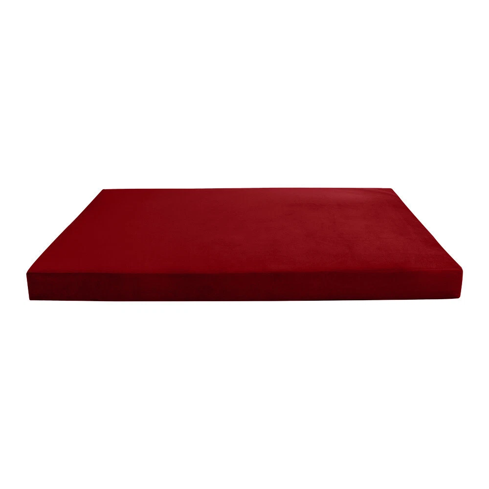 Knife Edge 8" FULL 75x54x8 Velvet Indoor Daybed Mattress |COVER ONLY|-AD369