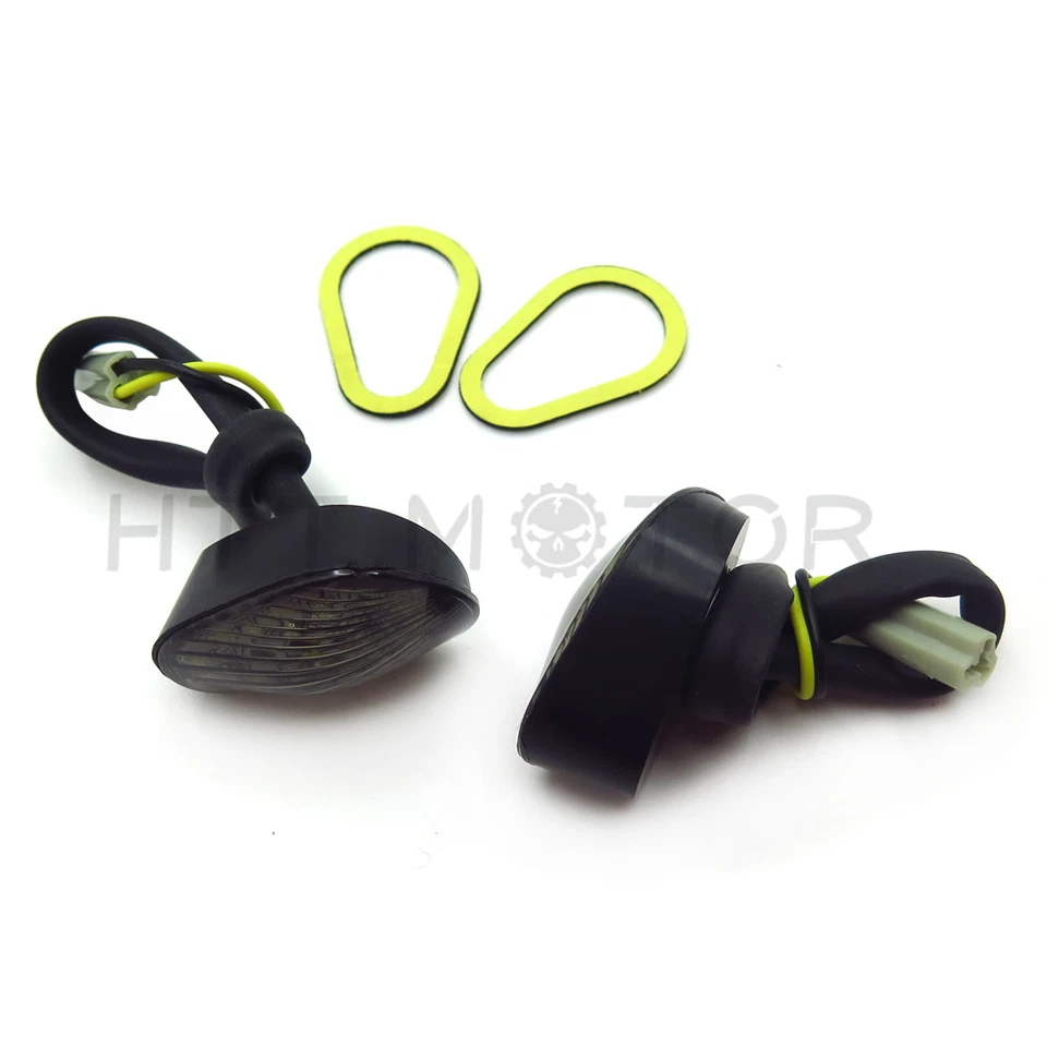 Señal de giro Smoke Euro LED montaje empotrado para Yamaha YZF R1 R6 R6S 2006 2007 2008 Foto 3 de 4