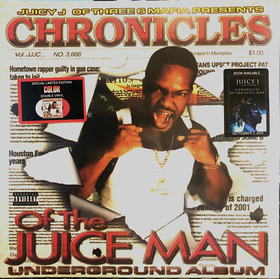 JUICY J - CHRONICLES OF THE JUICE MAN (Factory Sealed Colored 2-Vinyl