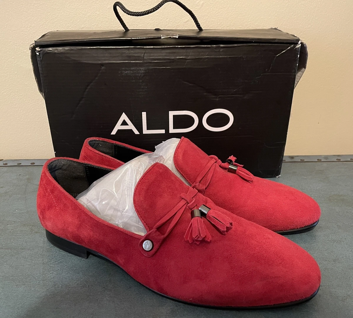 Aldo hotsell tassel loafers