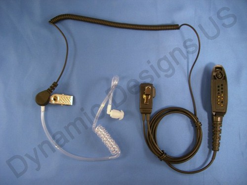 Oreillette D-Style Avec Micro Et Bouton PTT Pour Radios Motorola - Compatible GP320, GP328, HT750, PR860 Et Autres