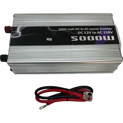 Inverter 5000W 4000W 3000W 2000W Da 12V 220V Remoto Onda - Foto 3