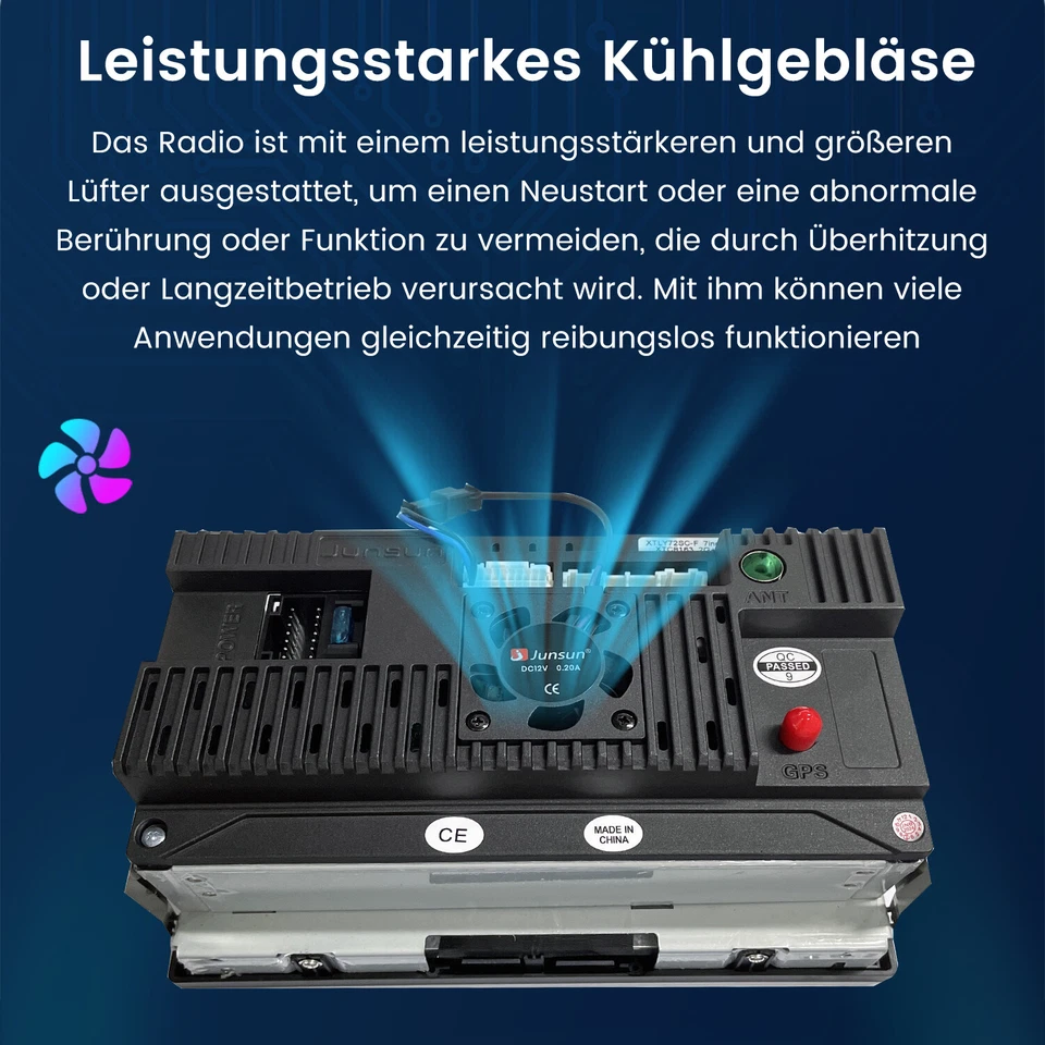 Für VW Polo 9N Golf 4 Passat B5 T5 Android radio Apple Carplay GPS BT RDS Kamera - Bild 3 von 4