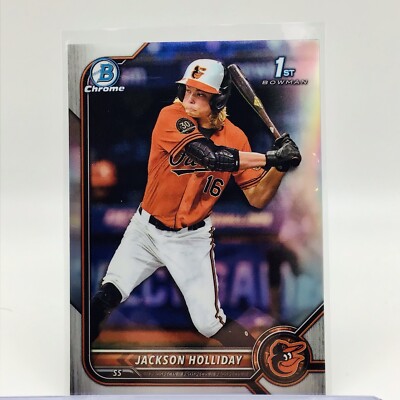 ジョンウォン holiday 2022 Bowman Chrome 1st Bowman Refractor Jackson Holiday | eBay