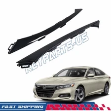 Pair Headlight Grille Lower Molding Trim For 2021 2022 Honda Accord Left&Right