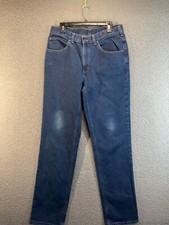 Carhartt Jeans Mens 34x36 Blue Denim FR Flame Resistant Medium Wash Workwear