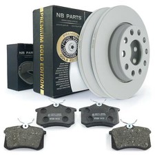 Bremsscheiben Bremsbeläge Bremsklötze hinten für Audi A4 B6 B7 8E2 8E5 8ED 8HE