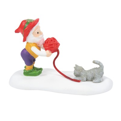 North Pole Village Accessories Kitten Tested for Best Mittens Figurine, 1.57 ...