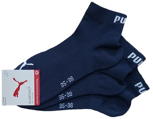 PUMA Baumwoll Quarter Klassik - Sneaker Socken in Kurzschaftform 1/4 Schaft - Bild 11 von 91