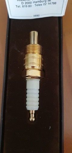Accendino Candela Berendsohn AG placcato oro 24 K - Foto 2 di 4