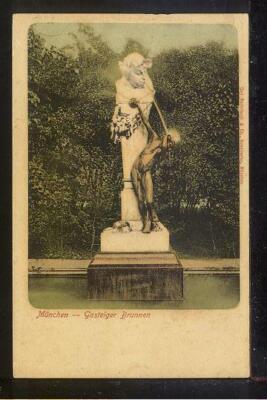 Postcard - Germany - Munchen - Gasteiger Brunnen