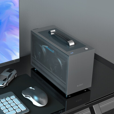 PcCooler MINI I100G PRO MESH MT ITX no power supply SFX12V USB Computer Case