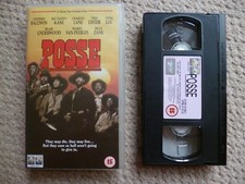 Posse VHS Video Tape