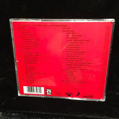 DIZZY GILLESPIE • THE COMPLETE RCA VICTOR RECORDINGS CD • Import