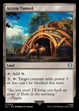 Access Tunnel 0294 Non Foil Uncommon LOTR Commander MTG Near Mint