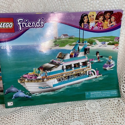 Lego Friends Dolphin Cruiser 41015 Instruction Booklet Manuals 1