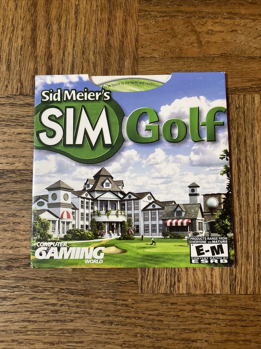 新品未開封 PCゲーム シムゴルフ SIM Golf Sim Golf PC CD Rom | eBay