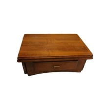 Vintage Singer Sewing Machine Cabinet Table Desk/ Top Part Only- No legs