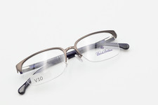 BROOKS BROTHERS BB 1029 1652 Gunmetal 54-17-145 Half Frames Flex Hinges V10