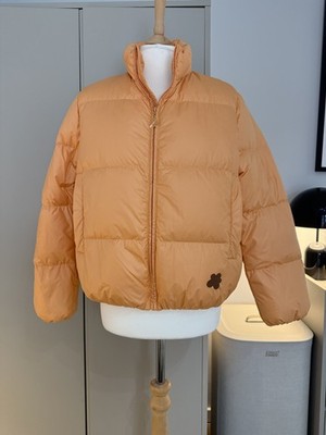 Golf le Fleur Rico orange gefütterte Gänsedaunenjacke Small Tyler The Creator neu ohne Etikett