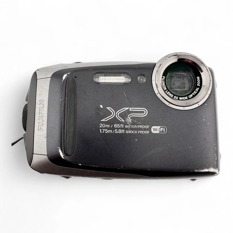 Fujifilm FinePix XP130 16.4MP LCD Screen Waterproof Digital Camera Black Scratch - Image 4 of 4