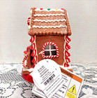 Gingerbread House Snowman Candy 6 x 4 x 3 inch Christmas Decor Lighted New — photo 2