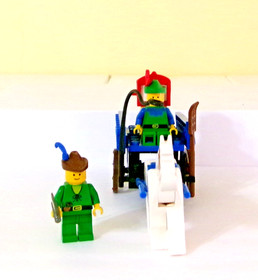 Lego Castle Forestmen Set #1877, Crusader&rsquo;s Cart - 1990 Vintage -99% Complete +