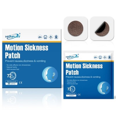 32ct Motion Sickness Patches   Sea Sickness Patches for Cruise, Car, Airplane, a