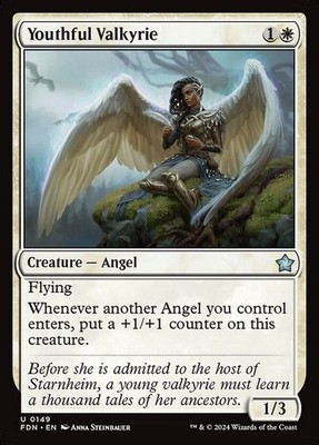 Youthful Valkyrie ~ Foundations [ NearMint ] [ Magic MTG ]