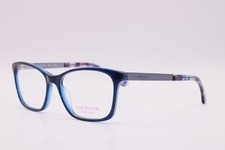 NEW ISAAC MIZRAHI NEW YORK IM30035 BL BLUE AUTHENTIC EYEGLASSES 53-16