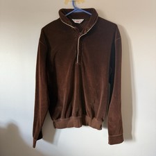 Vintage Original Levis Size Large Velour Pullover Shirt Disco Retro