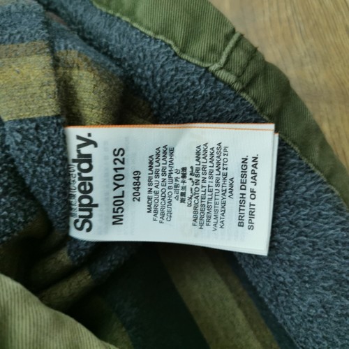 Superdry The Rookie Jacket Mens L Large Green Khaki Utility Army Military Chore - Picture 4 of 11