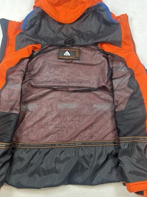 ジャケット・アウター Nike ACG Hooded jacket Orange/Dark Gray Nike ACG Jacket Mens Medium Orange Clima-FIT Outer Layer 3 Hooded