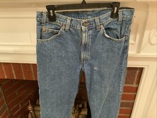 Vintage Levi Strauss 505 Orange Tab Jeans โ Men's 34x34(34x32) | USA Made