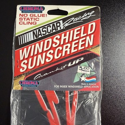 NOS  1995 Chroma Nascar Racing Windshield Sunscreen Old Logo