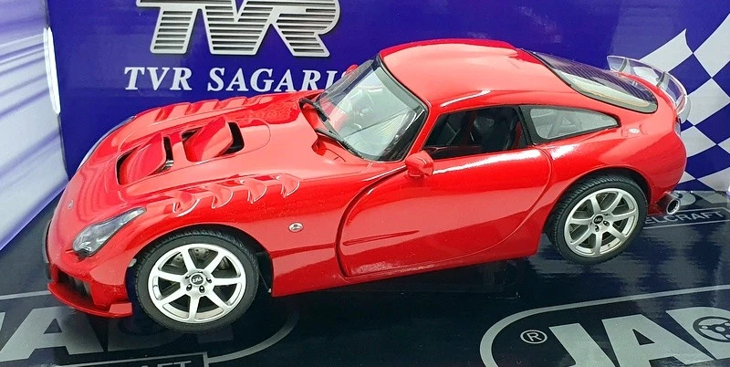 Jadi 1/18 Scale Diecast - JM-98081 TVR Sagaris - Formula Red - Image 4 of 4