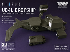 Aliens UD4L Dropship Colonial Marines Cheyenne + Small M577 APC  3d Printed