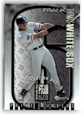 1998 Donruss Elite #2c Frank Thomas Prime Numbers #/456